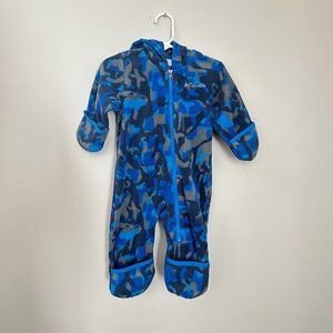 Columbia Snowtop II Fleece Bunting Blue Camo - 6-12m